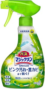 KAO Bath Magiclean Green Herb Чистящий спрей-пенка для ванной комнаты , с ароматом трав, 380мл. 12072