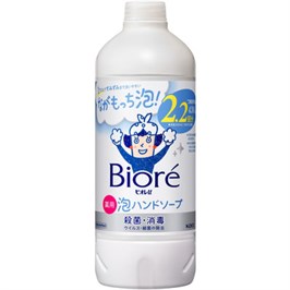 Пенное мыло для рук для всей семьи KAO Biore U Foaming Hand Soap, с антибактериальным эффектом, с легким цитрусовым ароматом, сменная упаковка, 430 мл 12087
